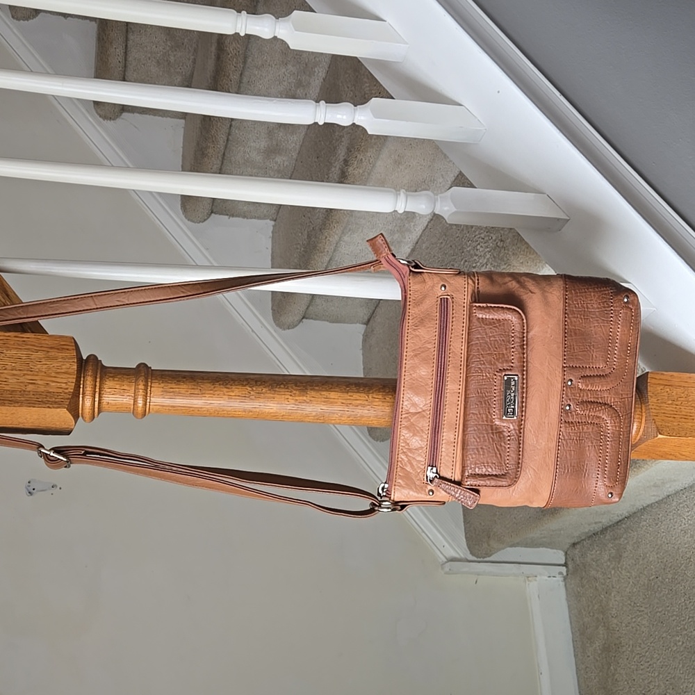 Stone Mountain Accessories Tan Crossbody Bag